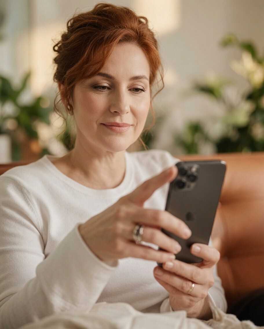 A ClinCE member using the app for support